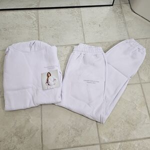 Comfrt Pastel Opal Hoodie and Jogger Set Medium/small
